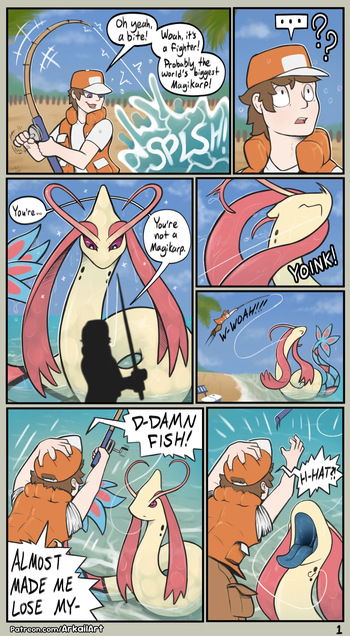Caught A Noodle Fish! cover