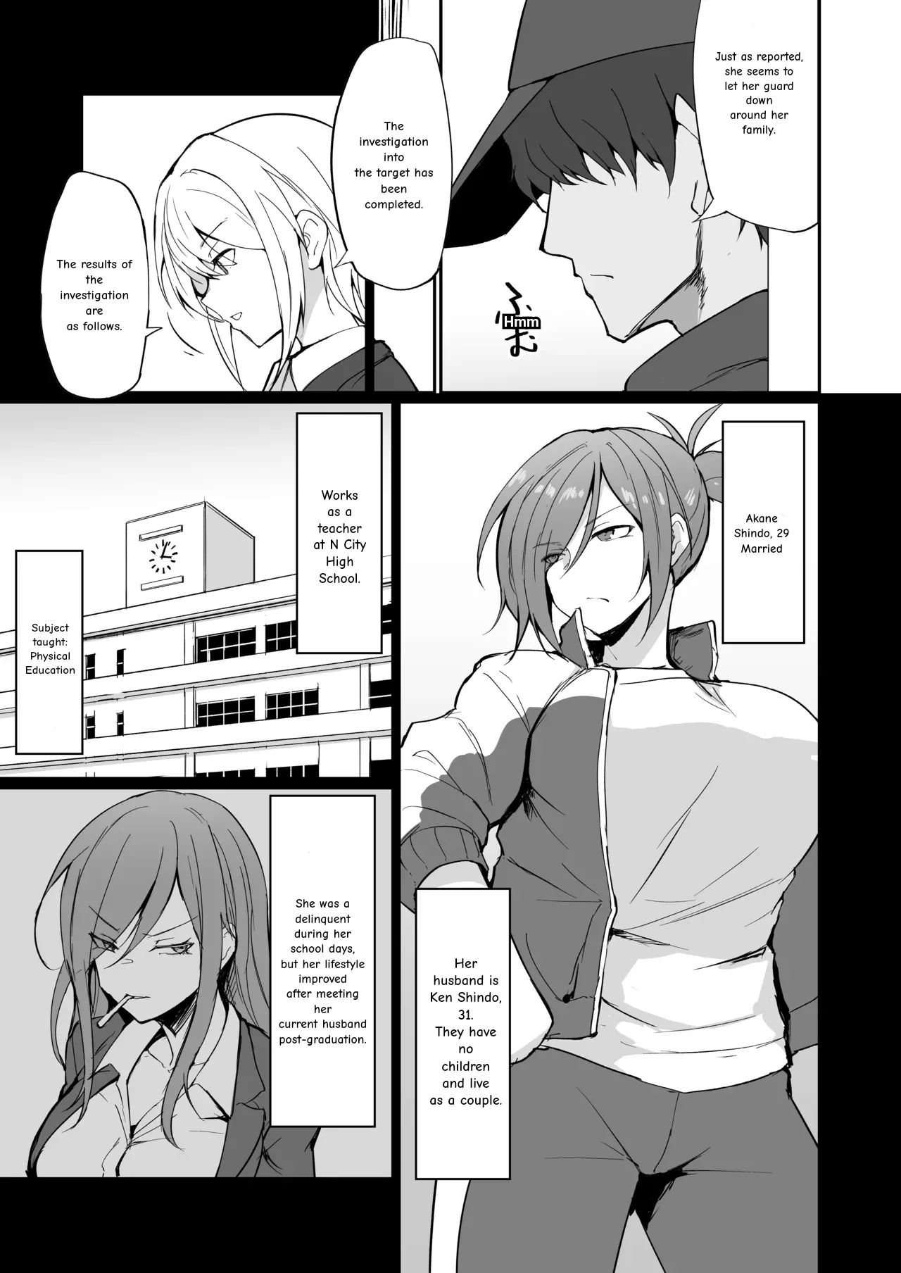 Motoyan Hitozuma Taiiku Kyoushi, Ochiru. | Former Delinquent Housewife PE Teacher, Falls. page 8 full