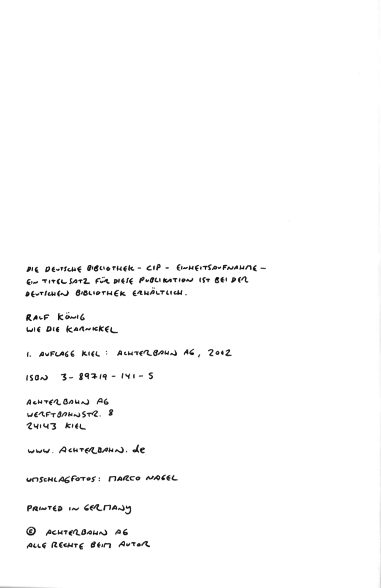 Wie die Karnickel page 3 full
