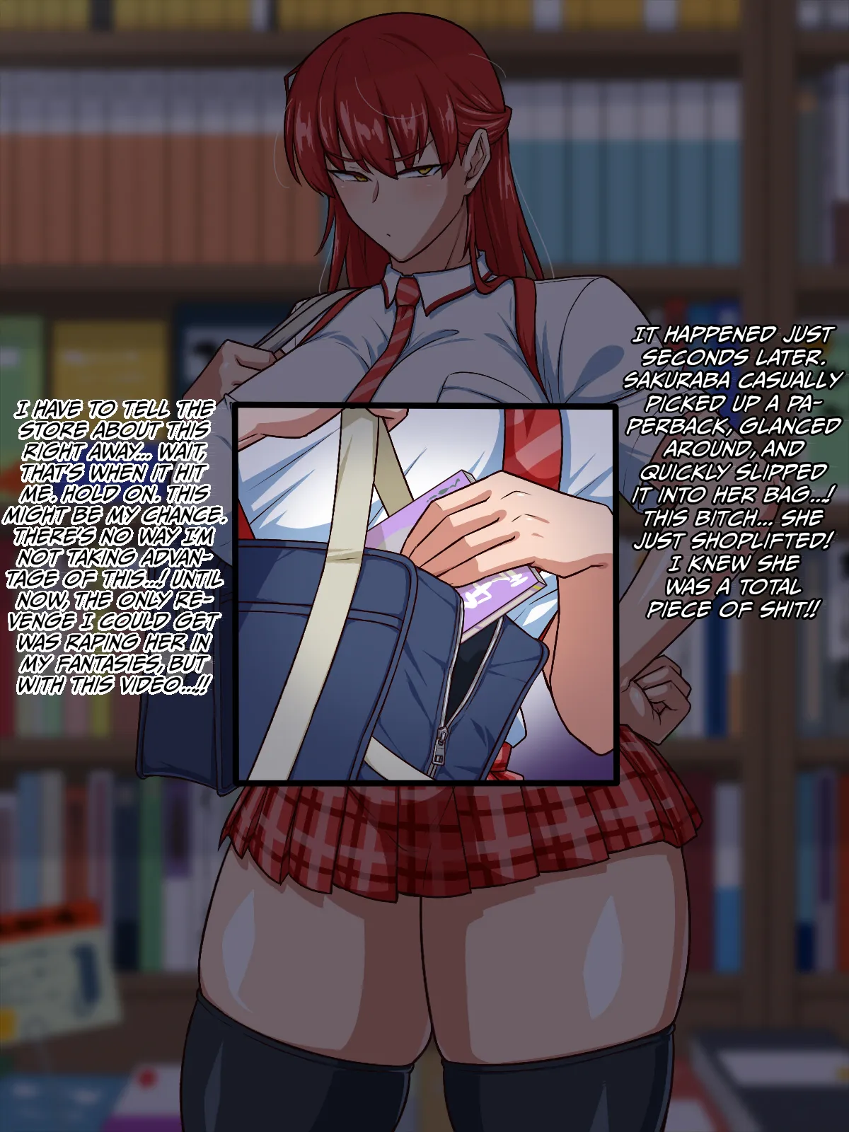 Sukebe Revenge! Moto Ijimekko o Kyouhaku Shite Niku Benki ni Shitetara Kekkyoku Love Love ni Natteta Hanashi page 6 full