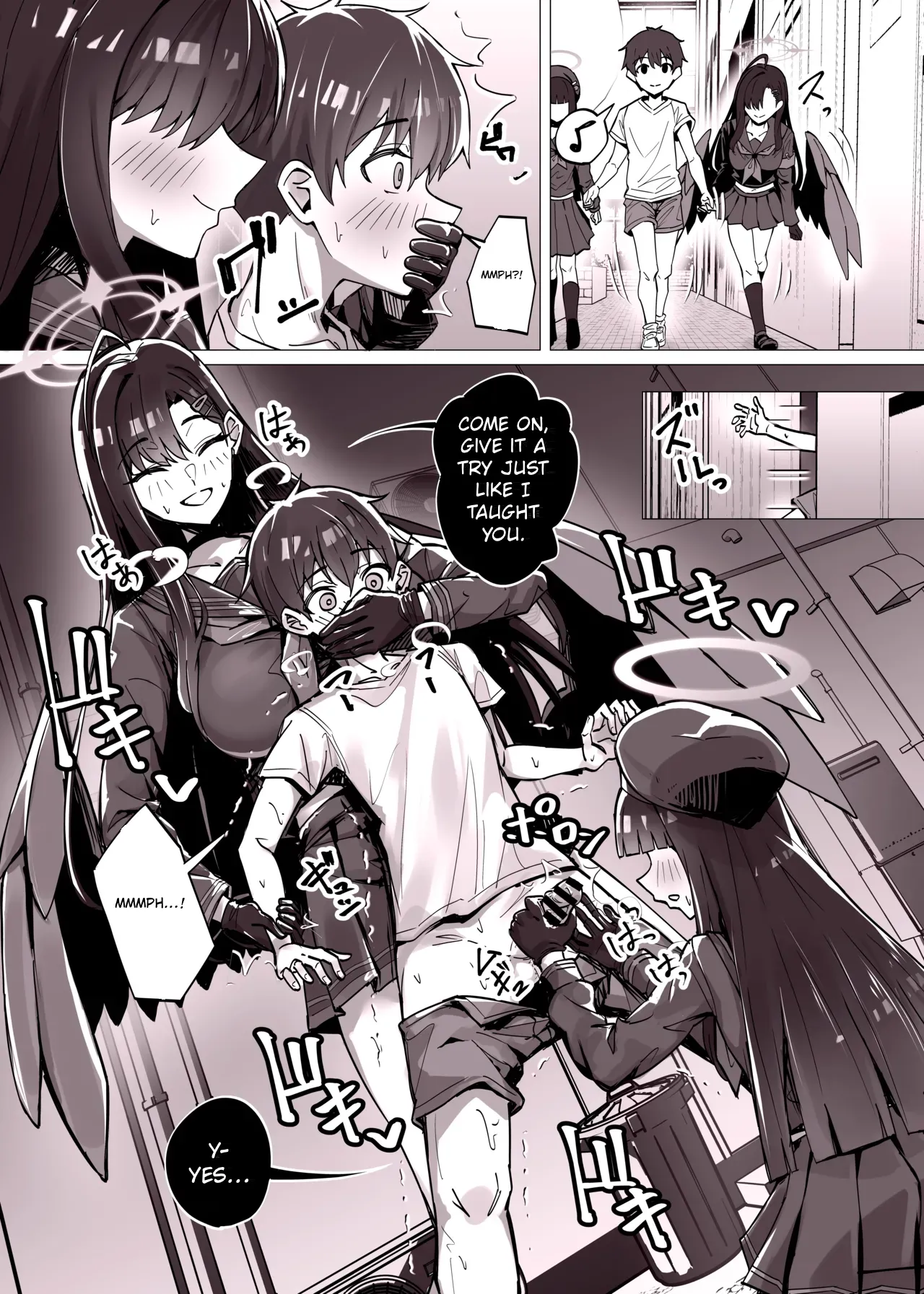 Rojiura de Shibottekuru Ichika to Mob | Back Alley Milking Session with Ichika and Mob-chan page 2 full