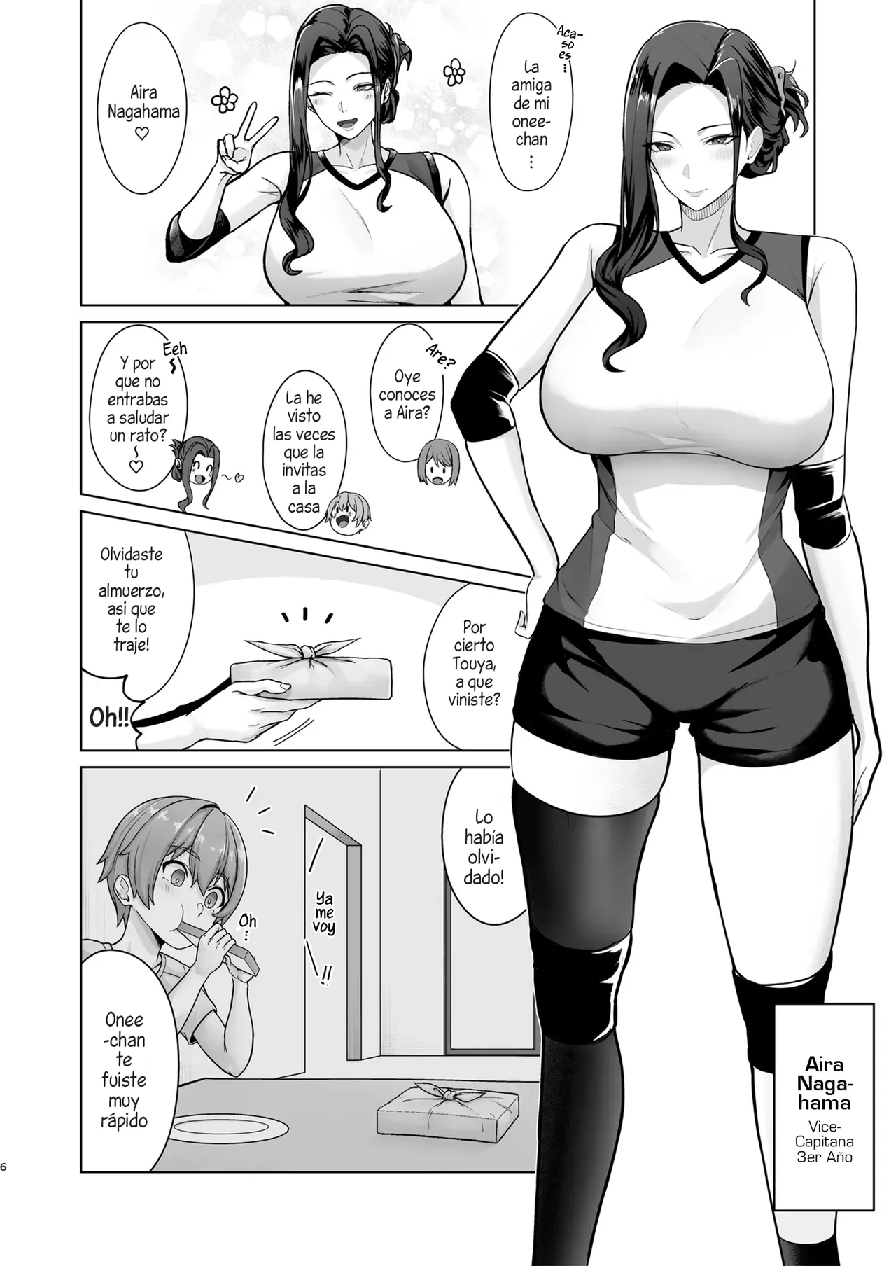 Obentou o Todoke ni Ittara Onee-chan no Tomodachi ni Yuuwaku Sareru Hanashi | Le lleve el Almuerzo a mi Onee-chan y fui seducido por su Amiga page 6 full
