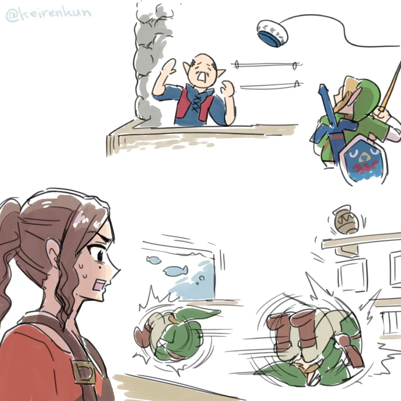 Zelda art - 松本痙  @keirenkun page 6 full