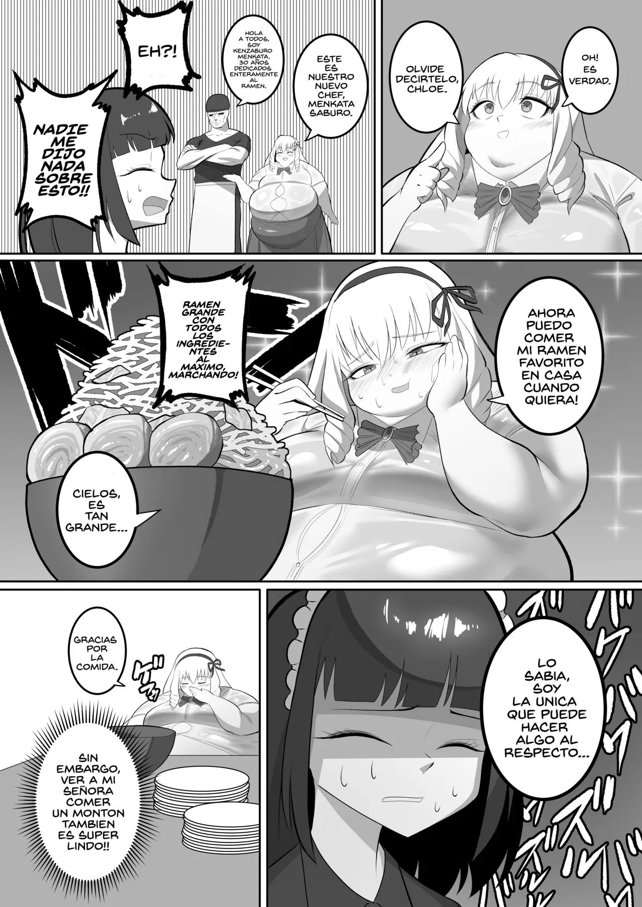 A young lady who gets really fat and her maid who goes crazy page 4 full