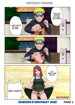 Kushina's Birthday Comic 2025 - Kushina x Konohamaru  by Erogakure