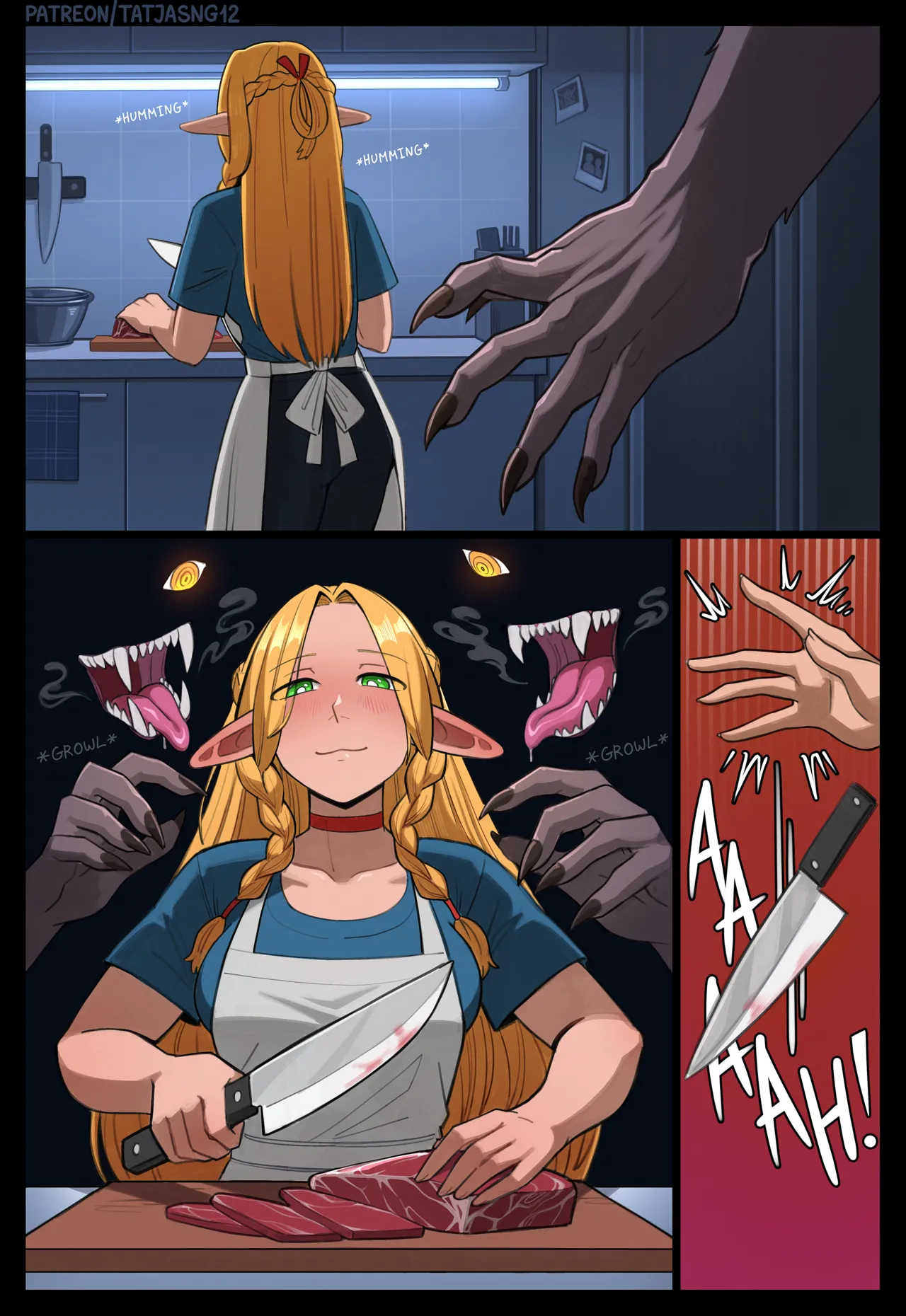 Werewolf Hunger page 1 full