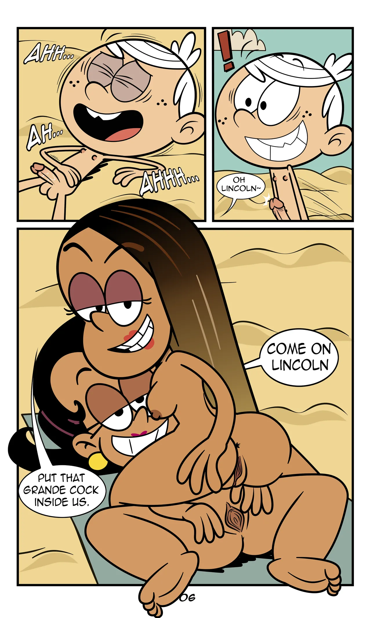 Lincoln x Carlota &amp; Alissa page 6 full