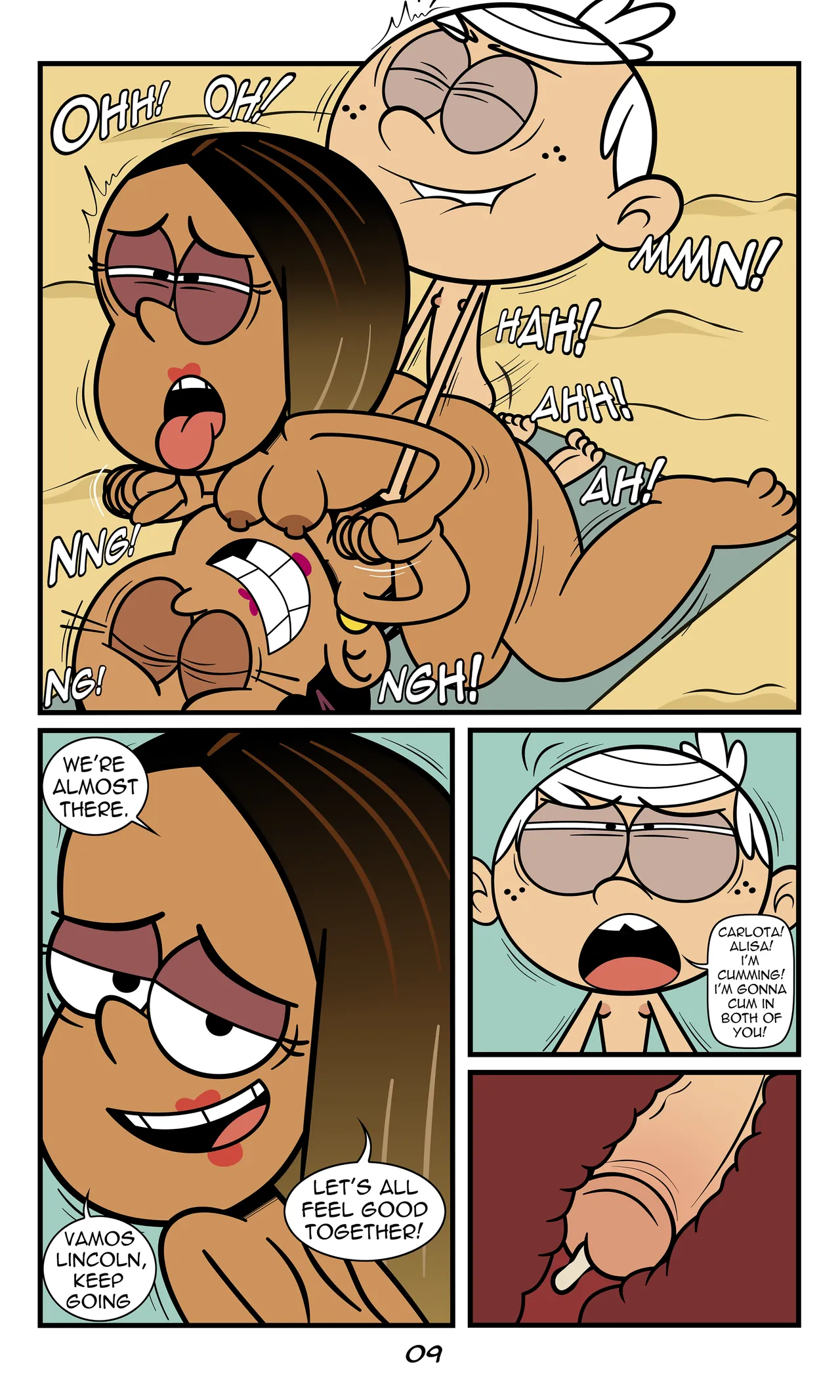 Lincoln x Carlota &amp; Alissa page 9 full