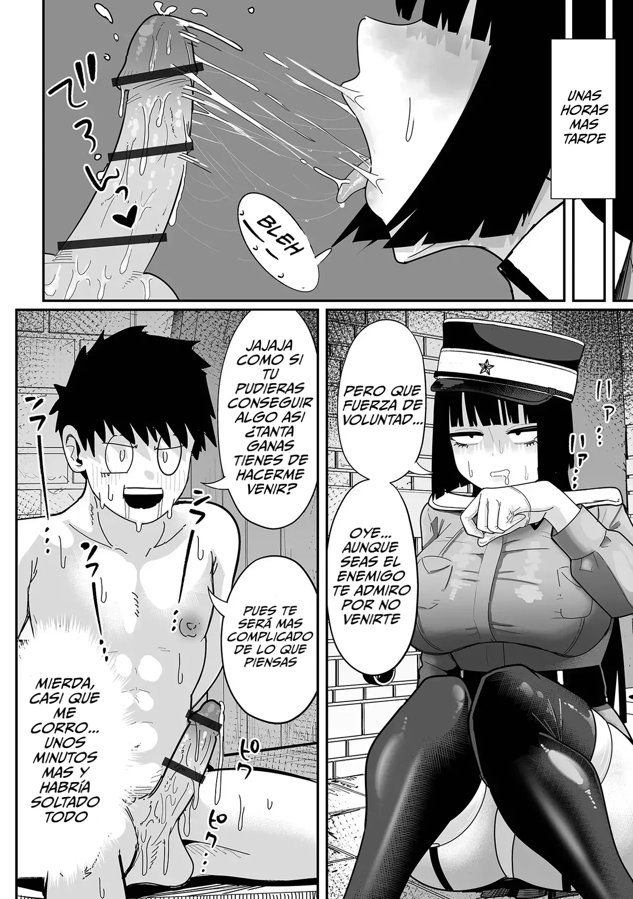 "Una interrogadora enorme y erotica" Primera parte page 6 full