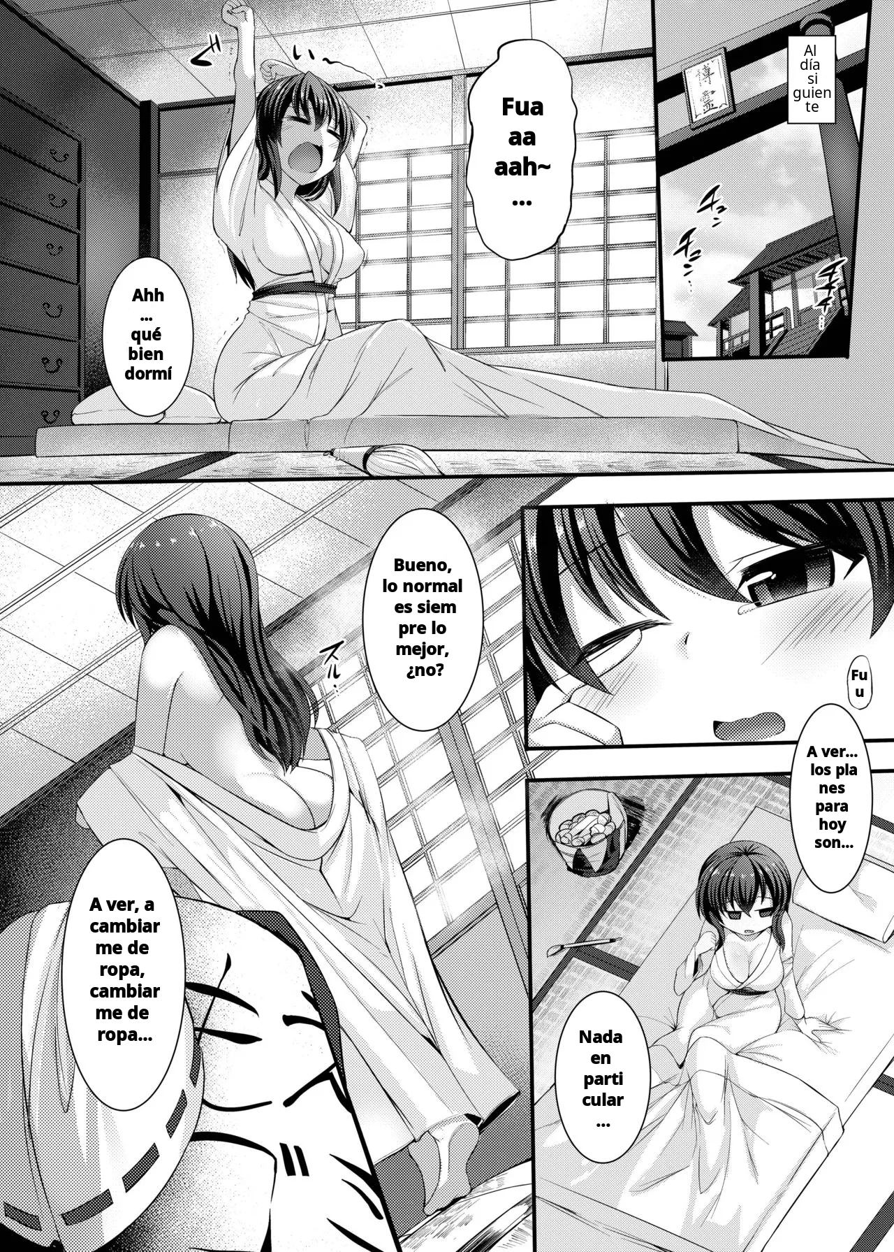 Sacerdotisa Derrotada -Capítulo de Hakurei Reimu-  Imomaru Kenpi spanish zero doujins page 8 full