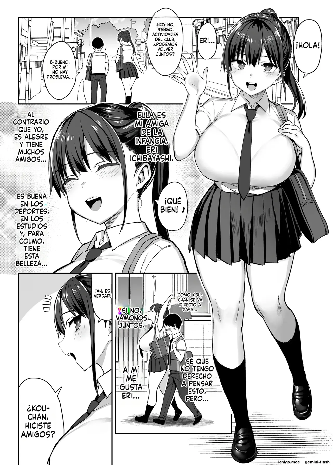 Zutto Suki datta Kyonyuu Osananajimi ga Furyou-tachi ni Moteasobareta Nanukakan Souchuuhen  MTL page 5 full