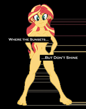 Where the Sunsets but Don't Shine cover