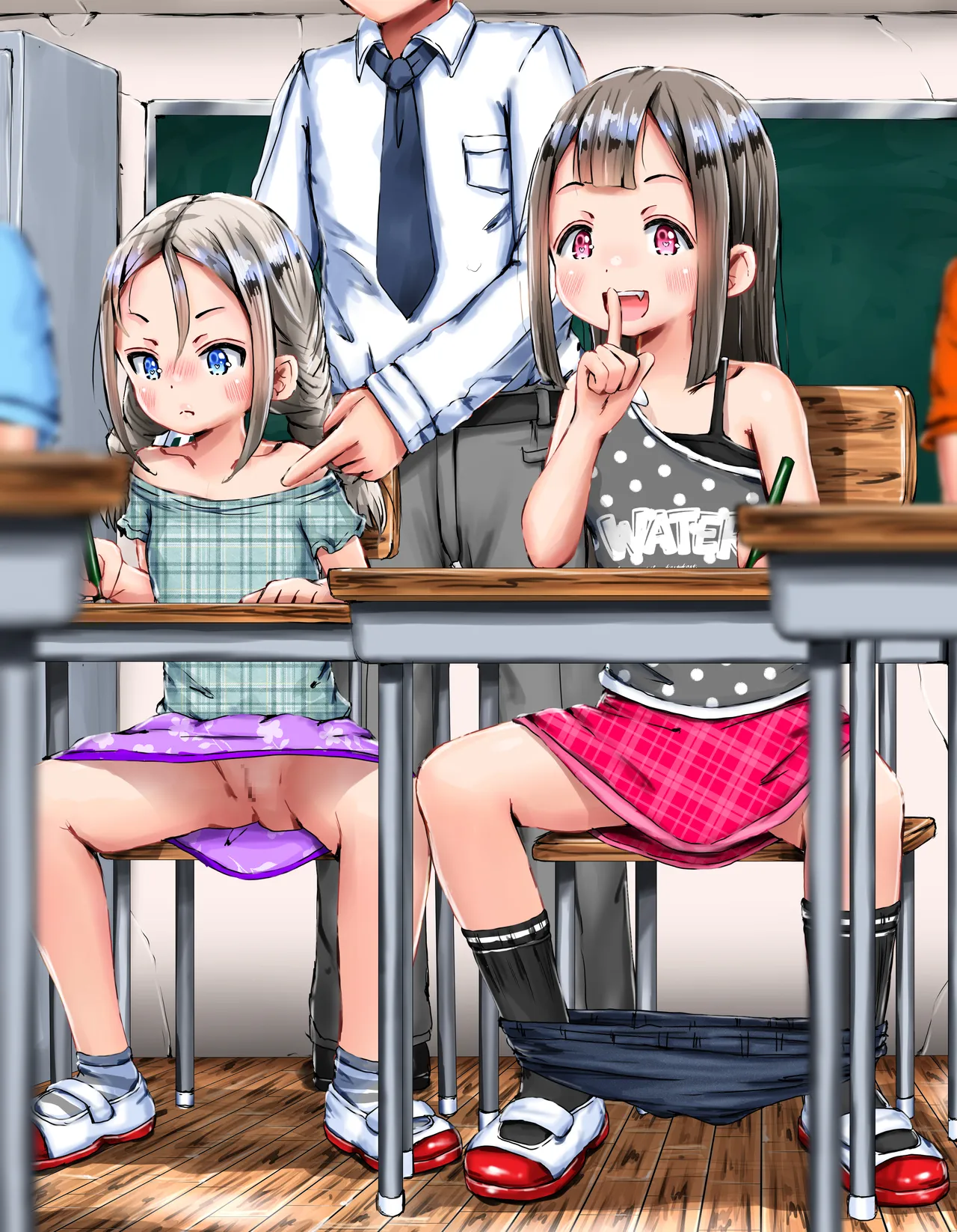 他の子に気を取られてるうちにエロ行為をバレないように見せつけてくる女神さま～ page 10 full