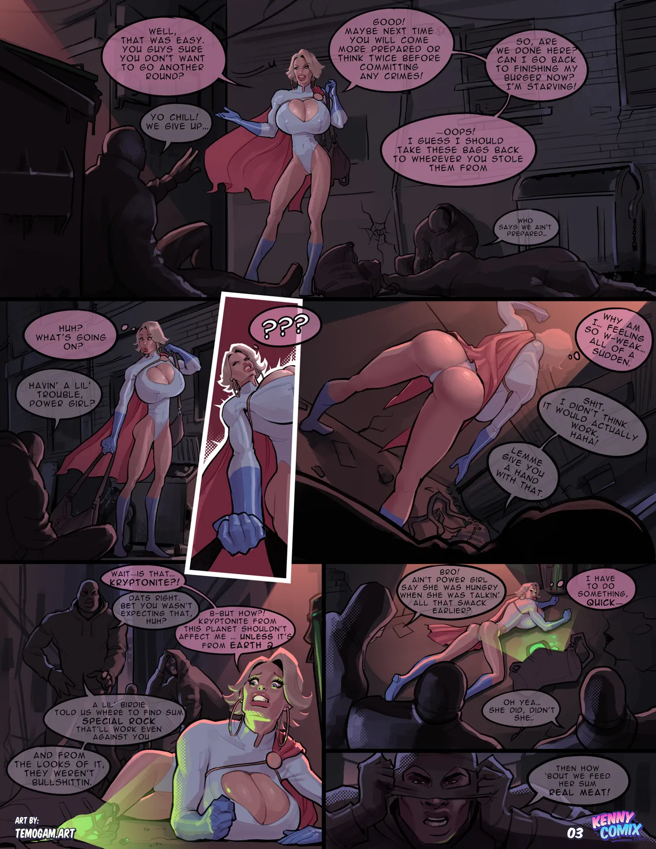 Power Girl: Trouble in the City page 4 full