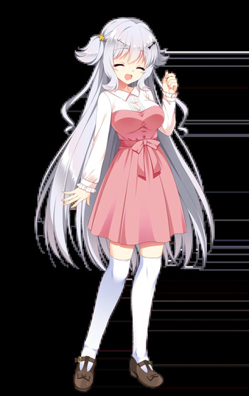 Ren'ai, Hajimemashite - Mini Fandisc - Summer Vacation - Character Sprites cover