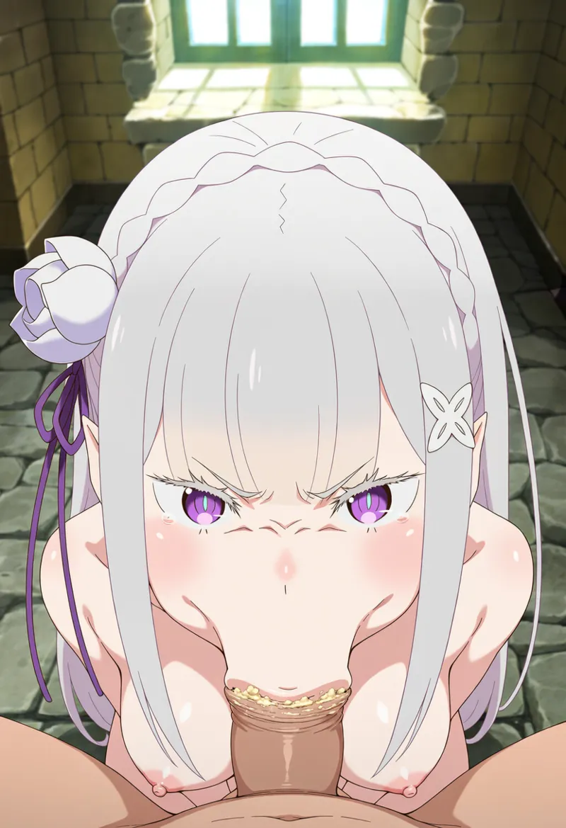 Re:Zero girls vacuum blowjob page 4 full