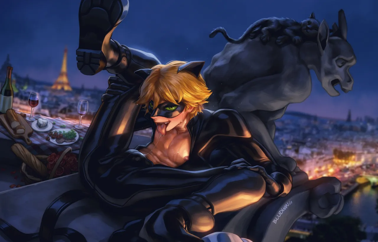 Term 74 - Chat-noir, Sleepover, Wise-Lycaon page 3 full