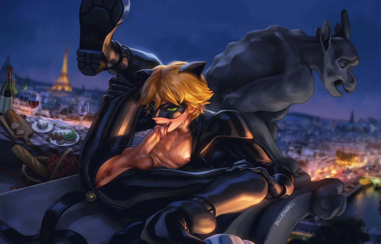 Term 74 - Chat-noir, Sleepover, Wise-Lycaon page 9 full