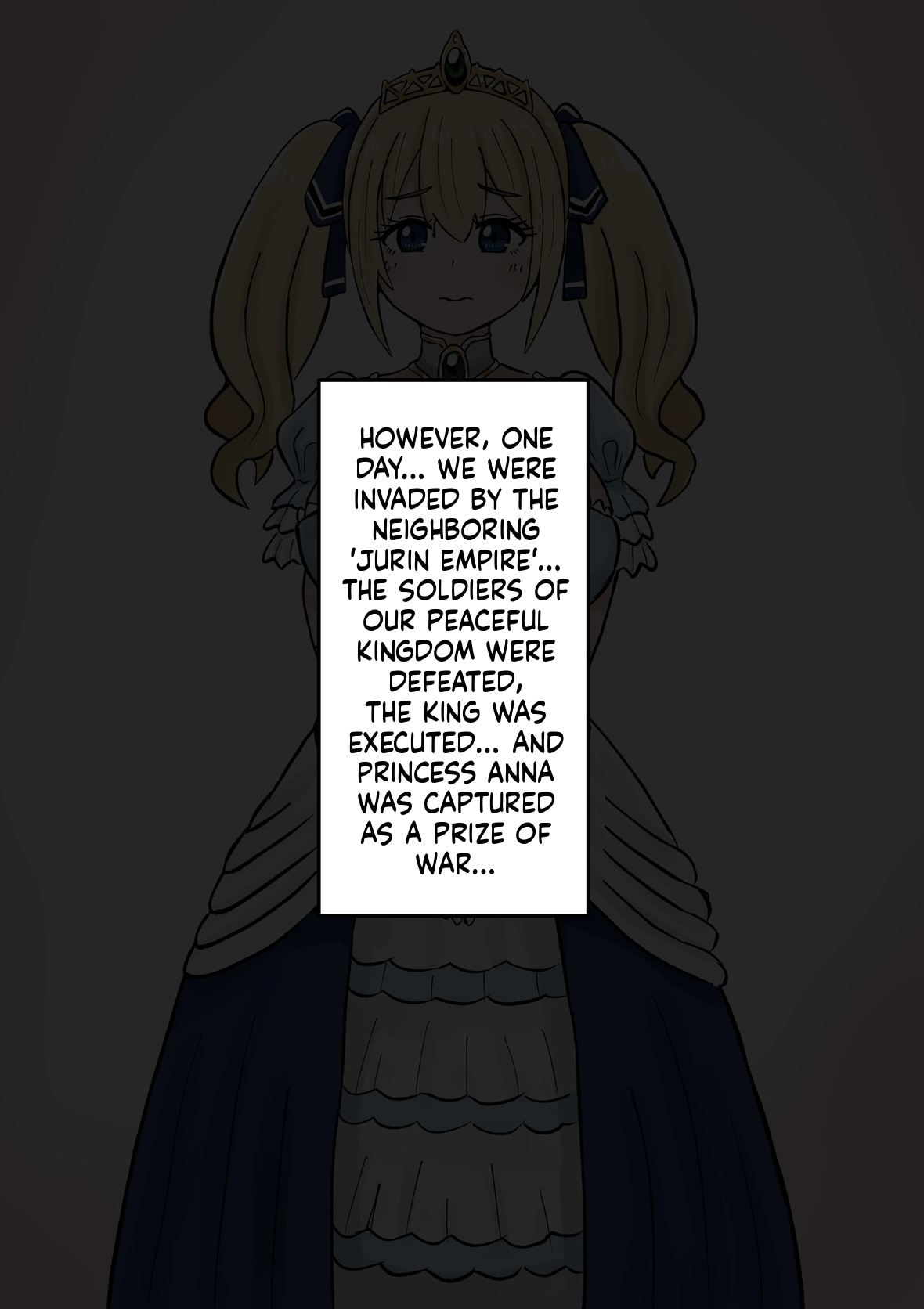 A princess of a defeated nation, stripped of her limbs, her human dignity, and everything else. page 3 full