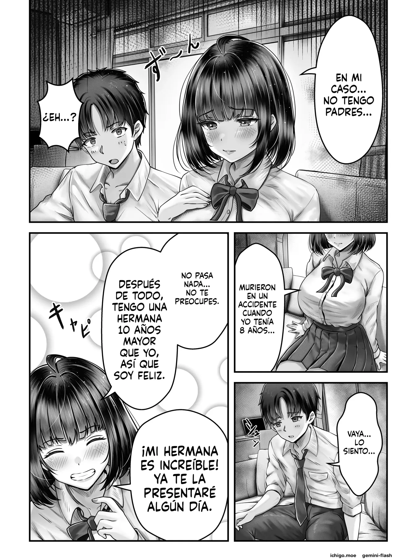 Sono Toshi no Hanareta Kurokami Shimai to Omanko Suru Hanashi 1  MTL page 7 full