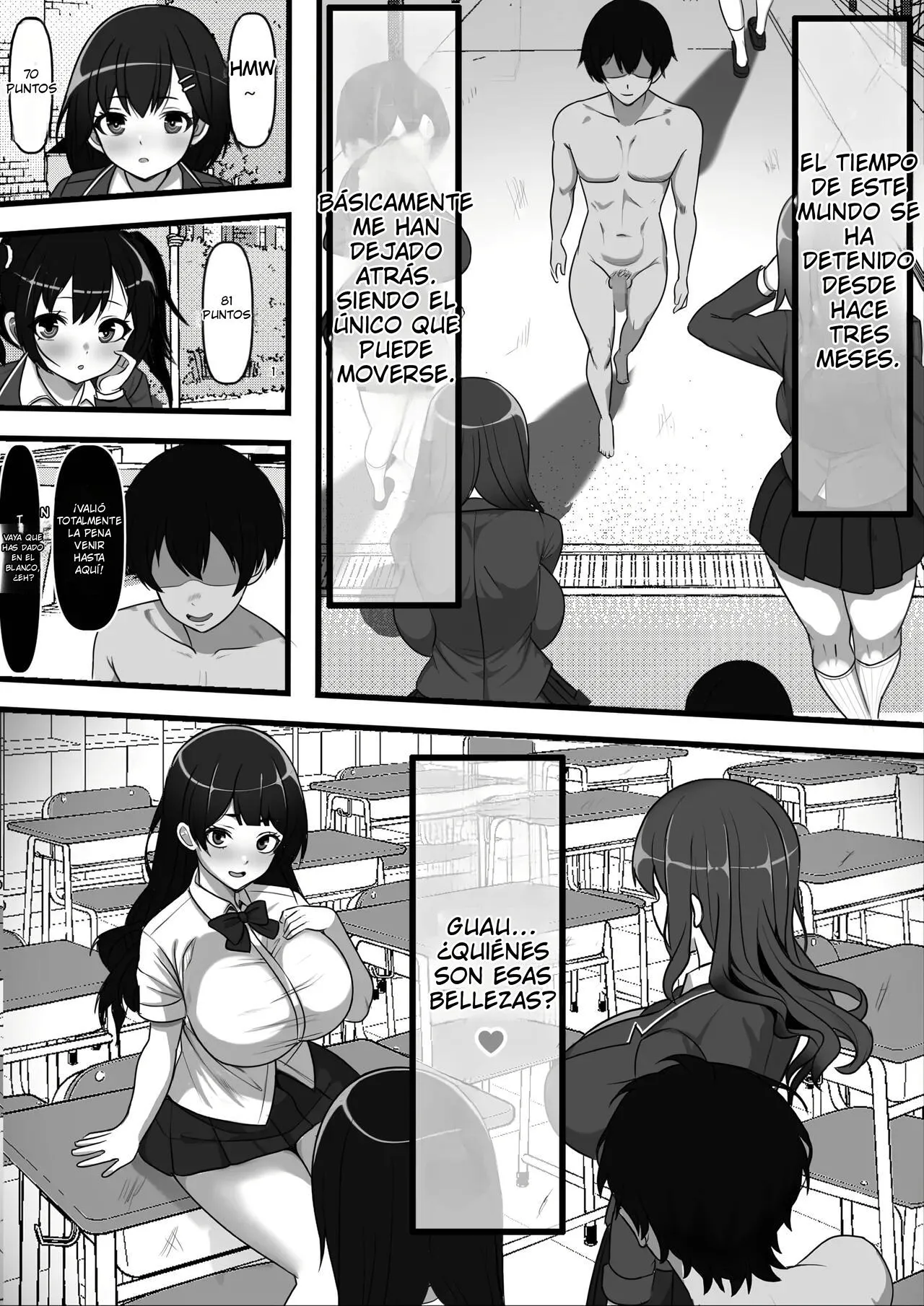 Ore ga Koki Sute SEX Shiteiru Aidaigai Jikan Teishi 2｜El Tiempo se Detiene, Excepto cuando Tengo SEXO 2 page 4 full