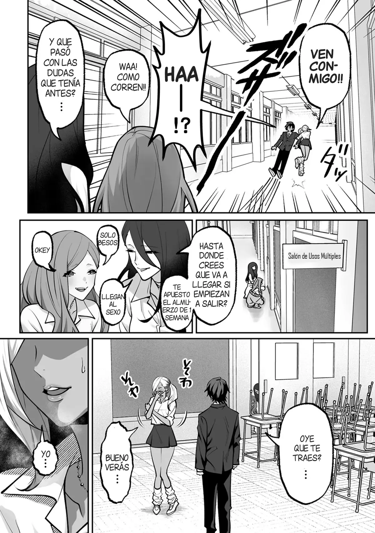 Love Gal Trinity! ~Batsu Game kara Hajimaru Suki Suki Sex~ Chap.1 | Trio de Gals Enamoradas! ~Sexo amoroso que empezo como juego de castigo~ page 5 full