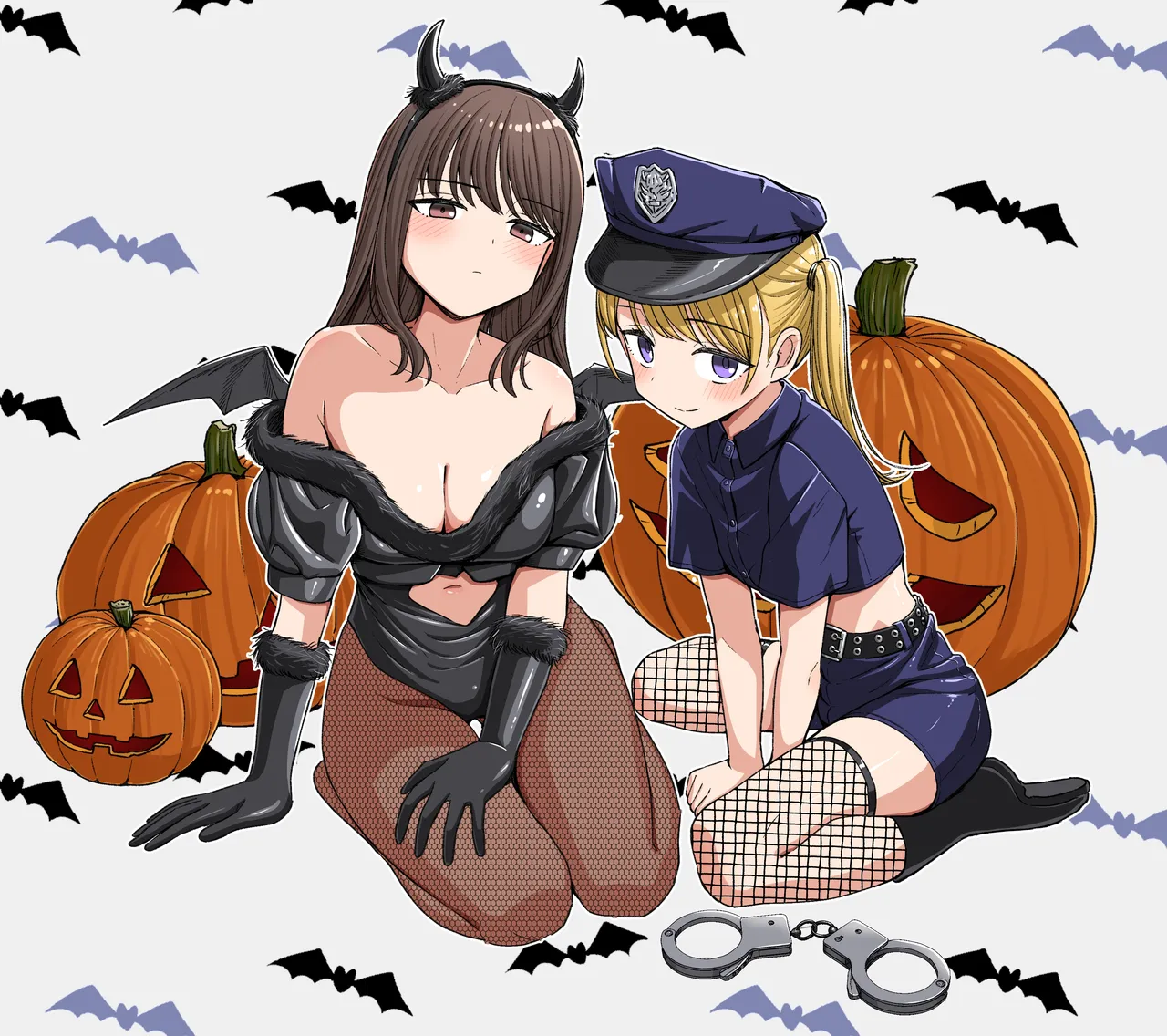 占いギャル ハロウィンコスプレ（イラスト） page 1 full