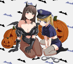 占いギャル ハロウィンコスプレ（イラスト）
