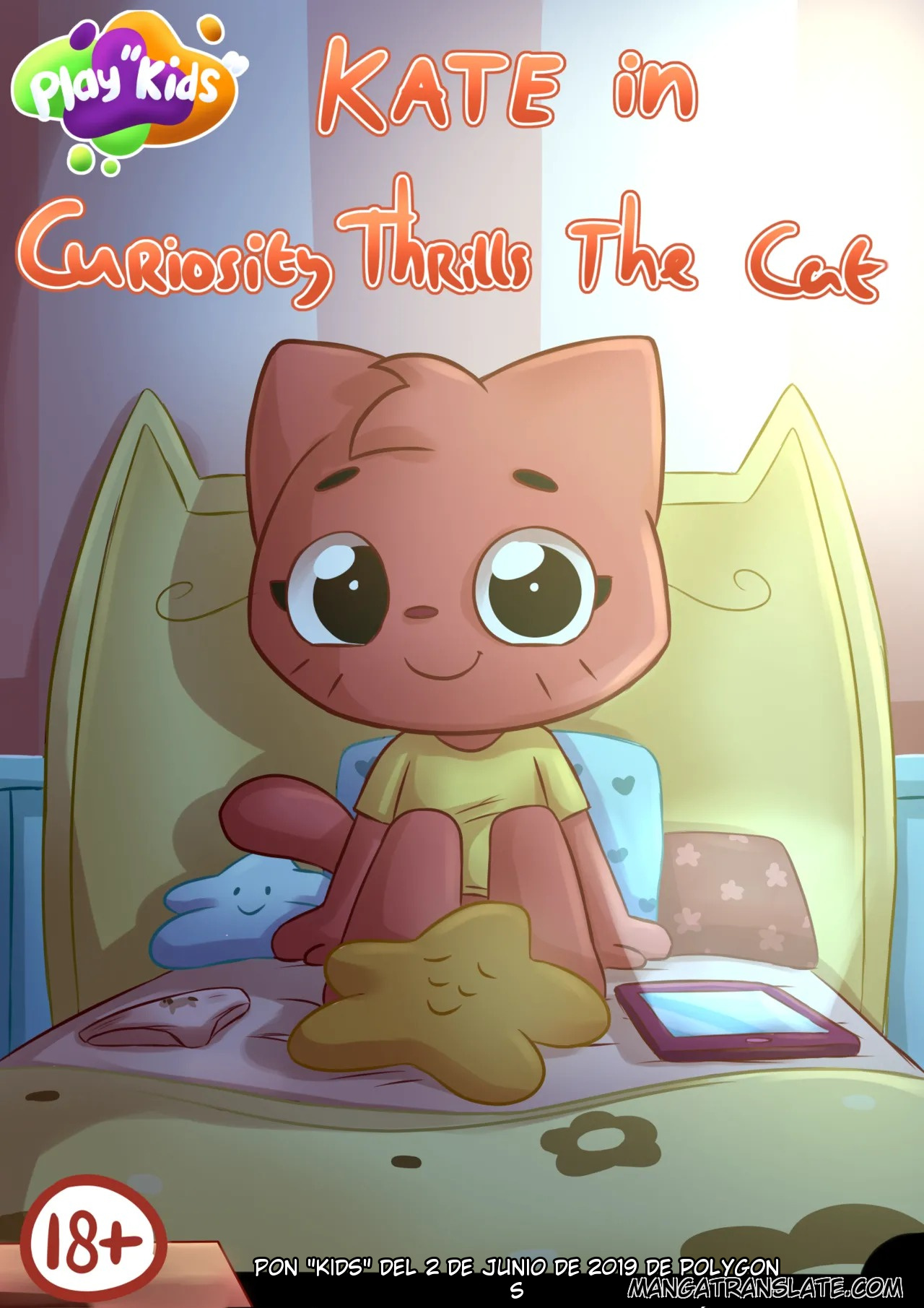Playkids comic, Curiosity Thrills The Cat page 1 full