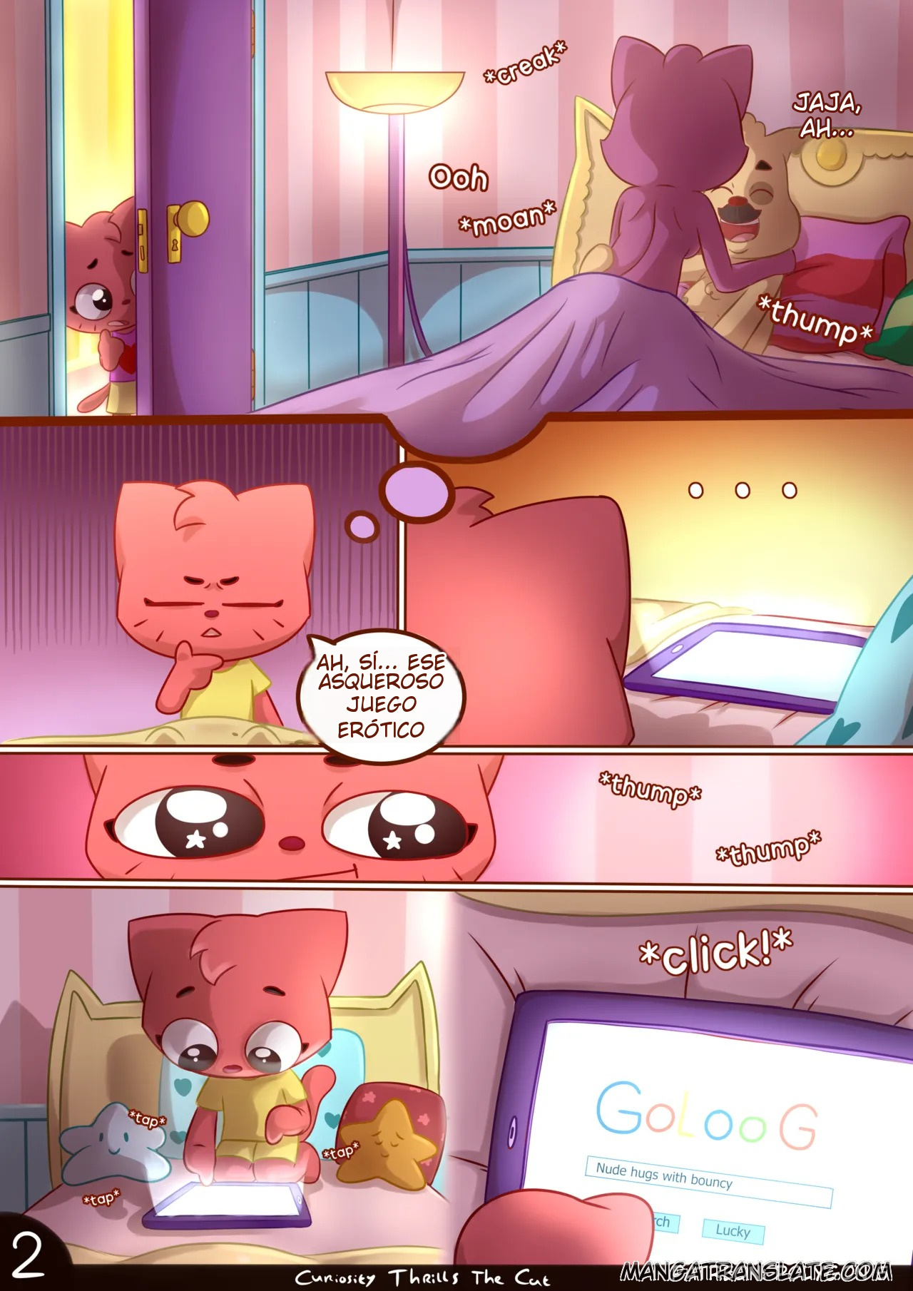 Playkids comic, Curiosity Thrills The Cat page 3 full