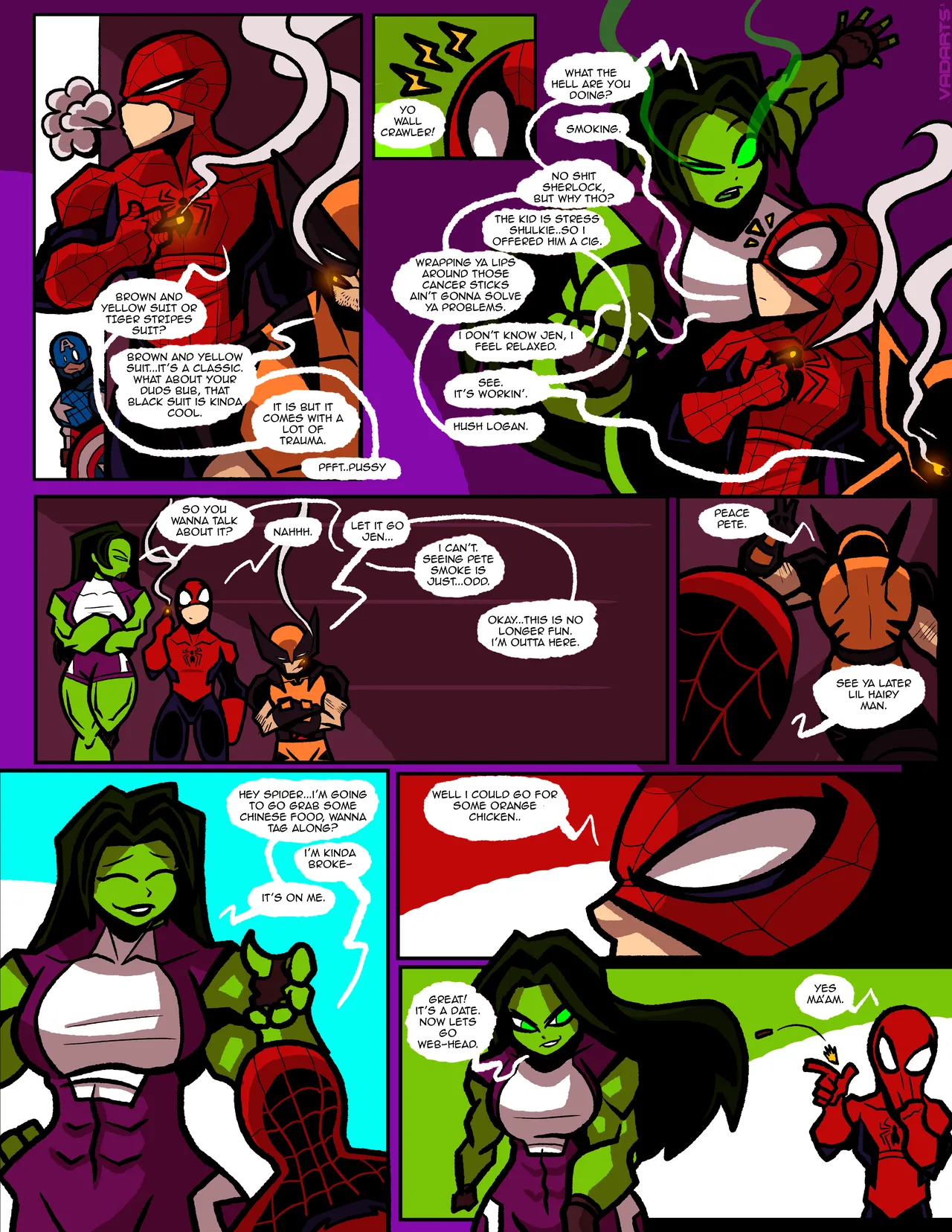 She-Hulk &amp; Spidey X-Mas page 2 full