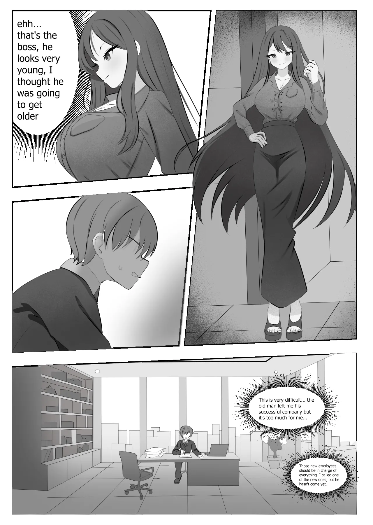 A Young Boss with a Foot Fetish page 2 full
