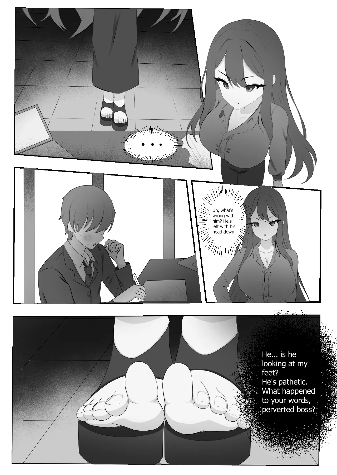 A Young Boss with a Foot Fetish page 4 full