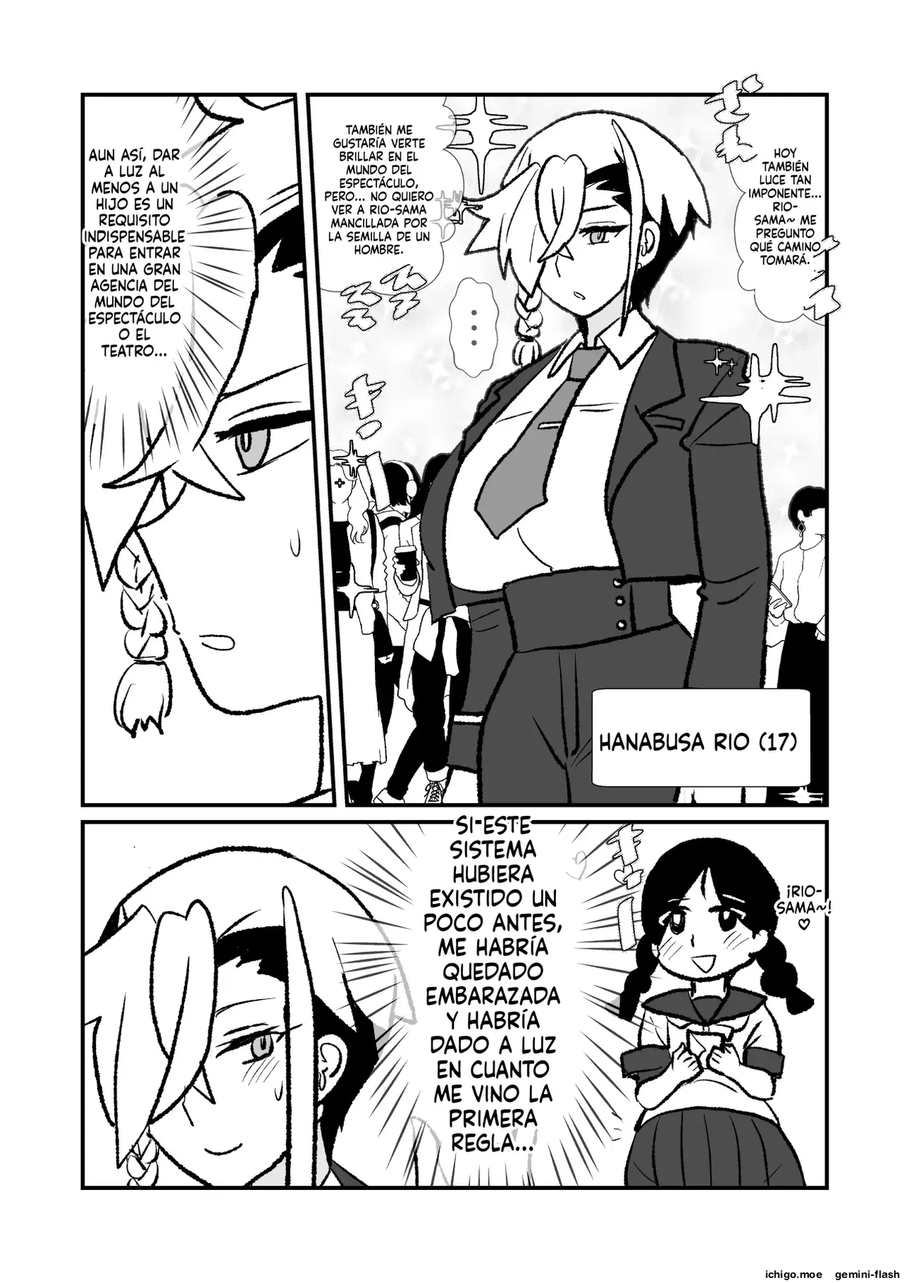 Ouji ♀ ga hime ♂ no akachan un jau hanashi 1  MTL page 4 full