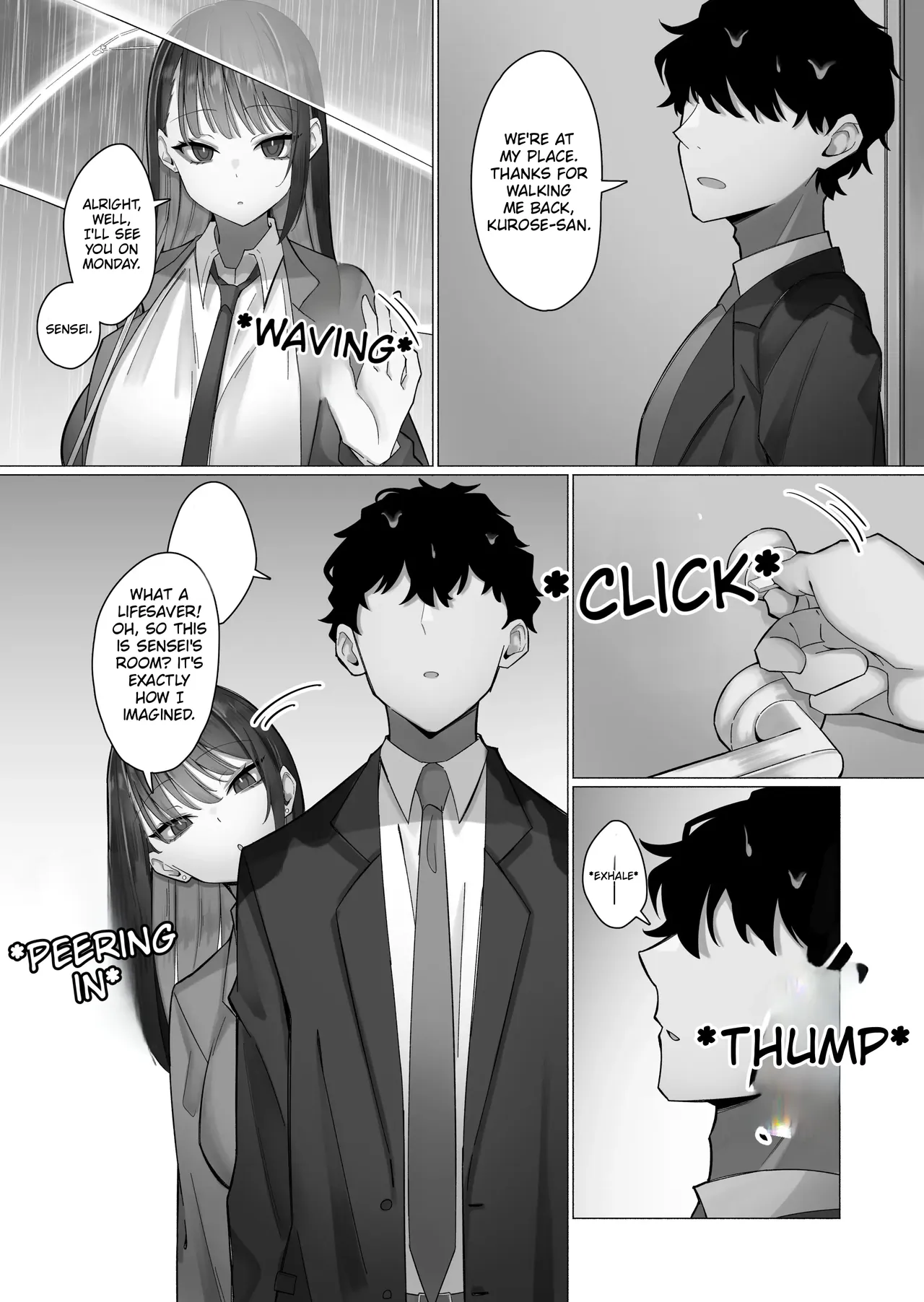 The Story of Being Completely Won Over by My Gloomy-Type Gal Student Through Her Clingy, Intense Advances page 9 full