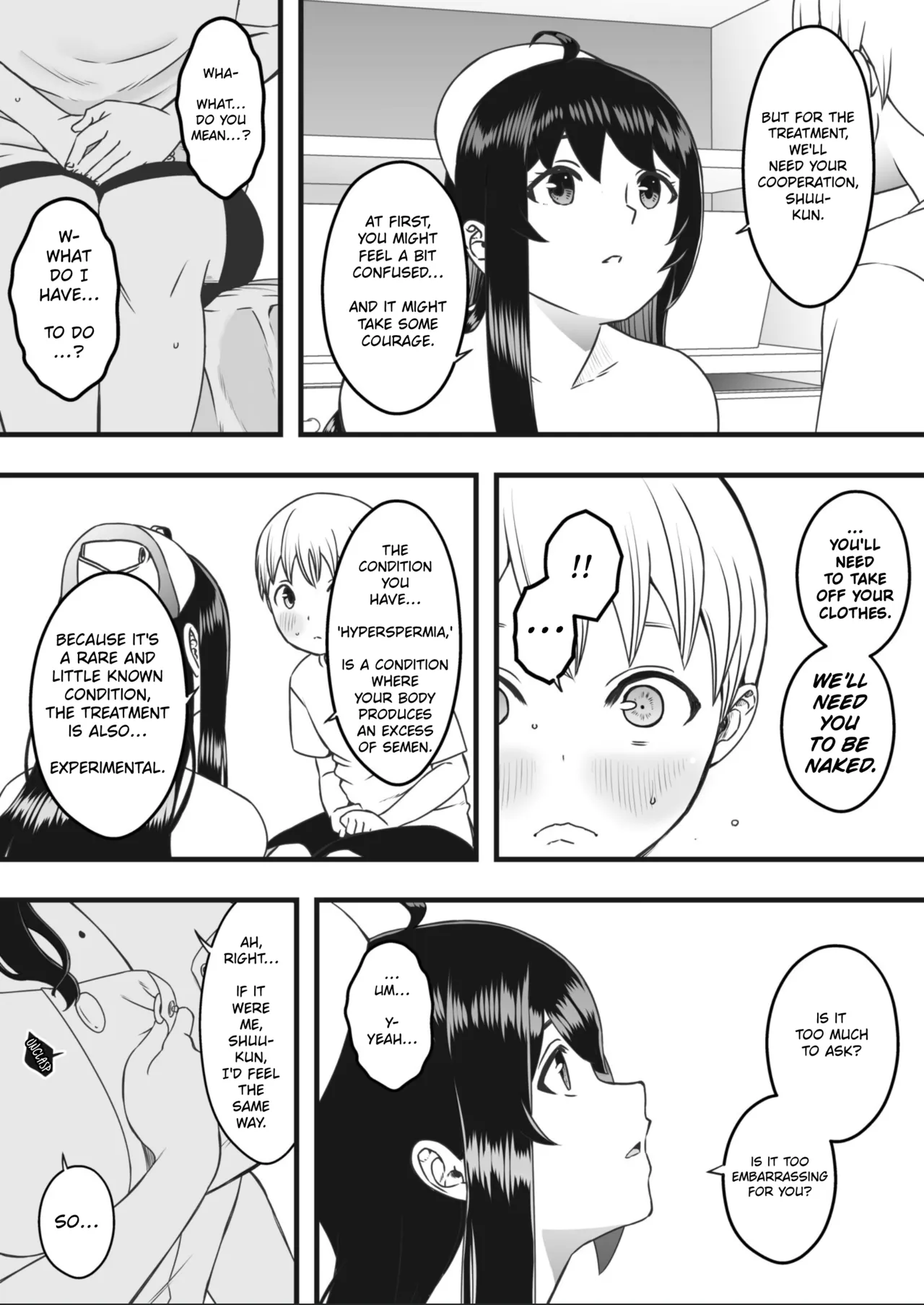 Sperm-Squeezing Clinic Staffed with Total Cumsluts! page 9 full