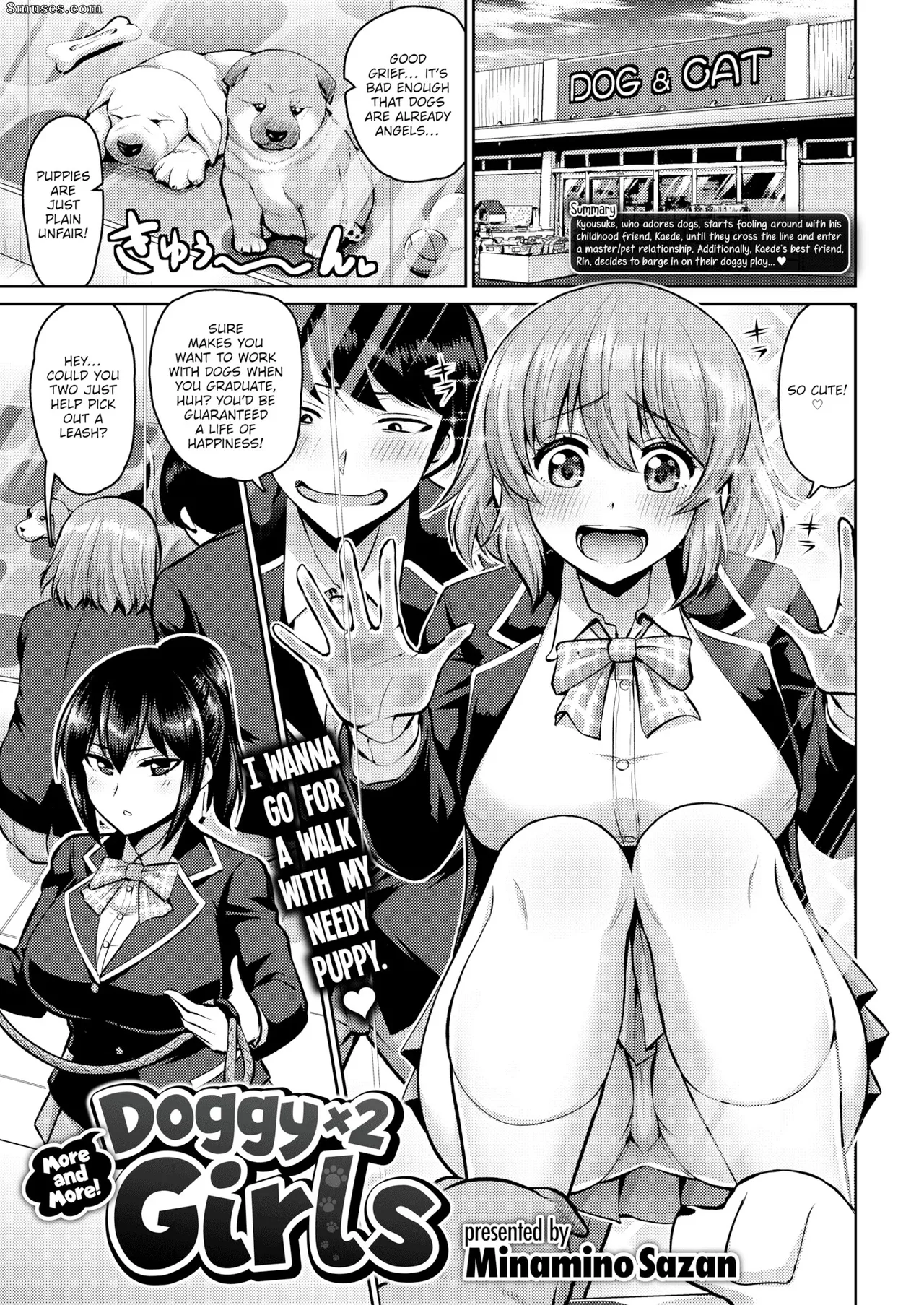 More &amp; More Doggy X2 Girls page 1 full