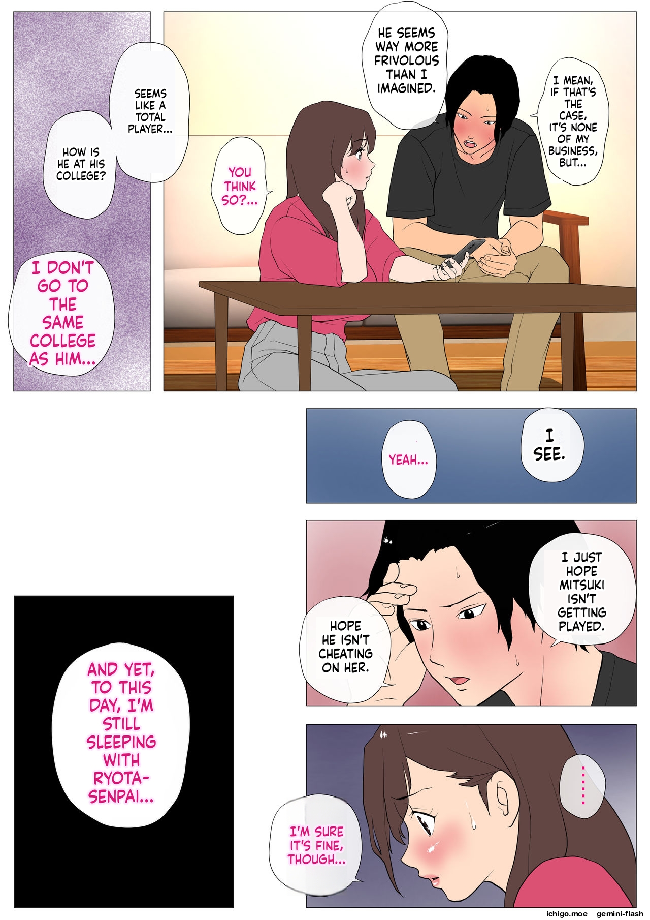 Joukyou Share House 2 ~Honmono no Osu o Shitte shimatta Kanojo~ | TOKYO SHAREHOUSE 2 - MY GIRLFRIEND, AWAKENED BY A REAL ALPHA page 6 full