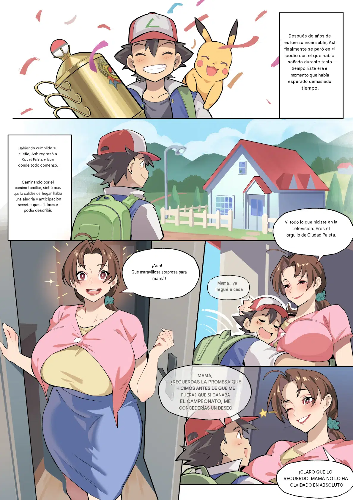 Ash&amp;Delia Español page 1 full