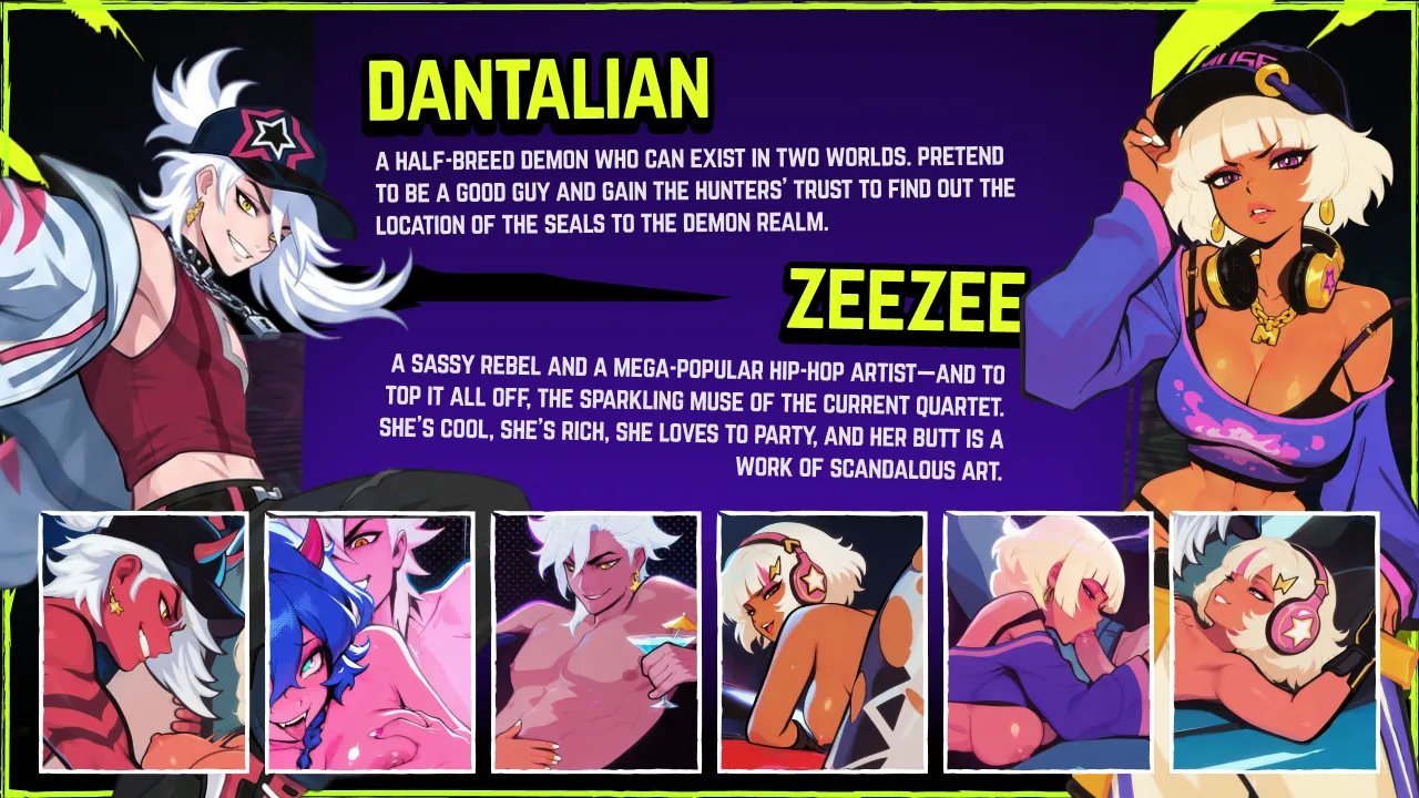 Sex-Pop Demon Hunters : ZeeZee - The Endless Party page 2 full
