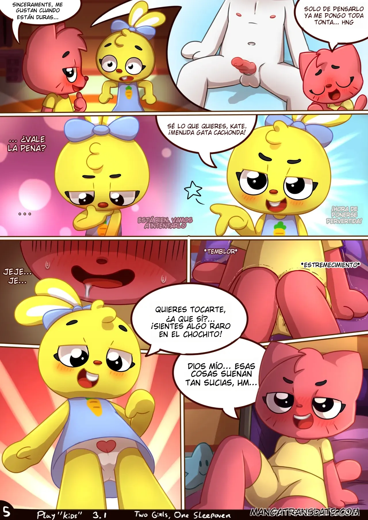 Playkids comic, Two girls One sleepover page 6 full