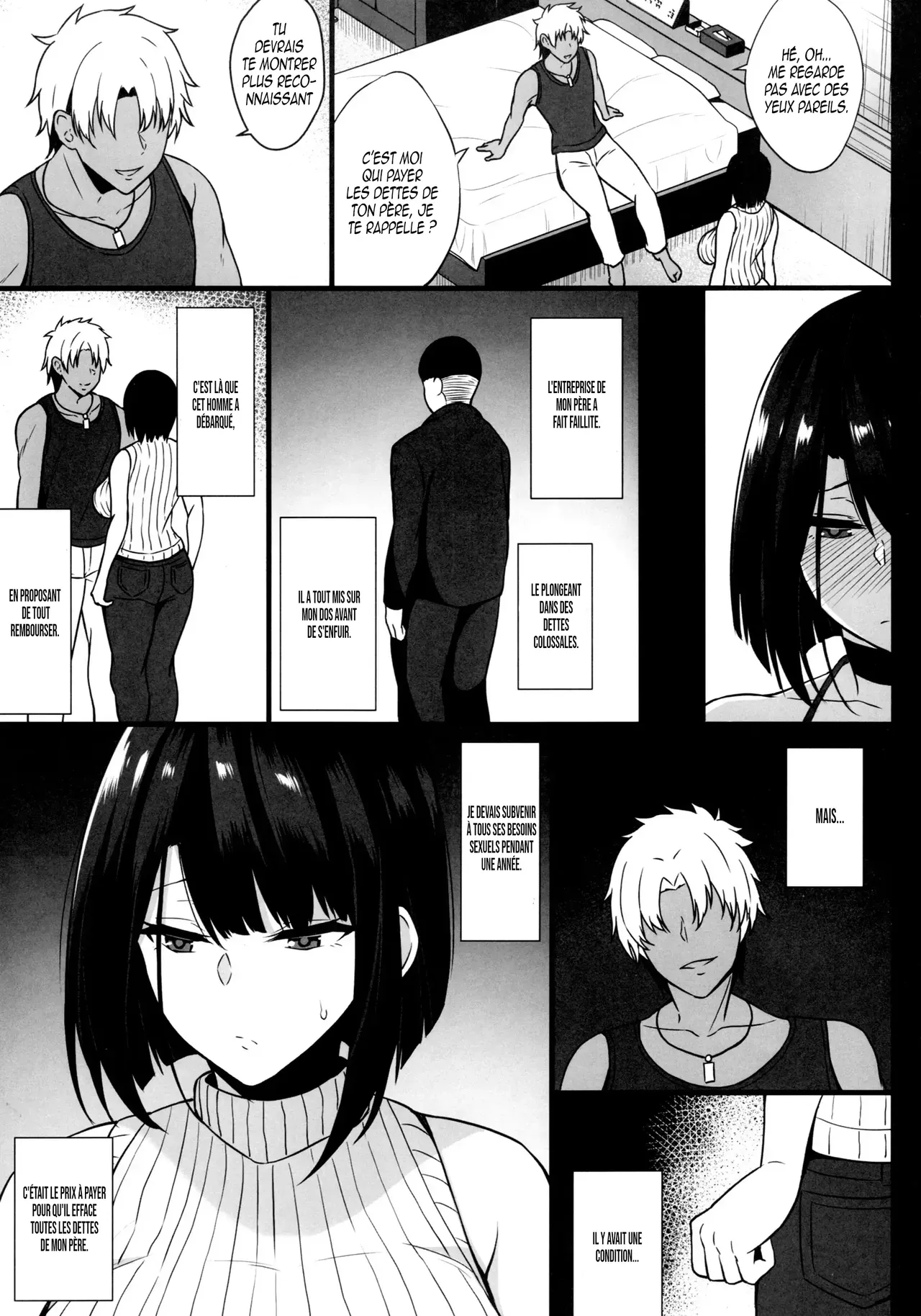 Shakkin Hensai no Tame ni Hitozuma ga Netorareru Ohanashi page 6 full