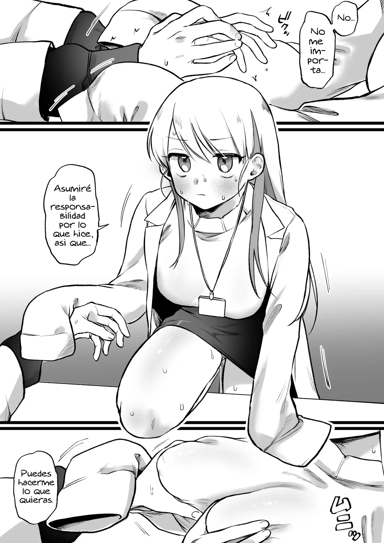 Asistente al que le dieron un afrodisiaco vs. Doctora - Biyaku o Morareta Joshu vs Hakase page 5 full