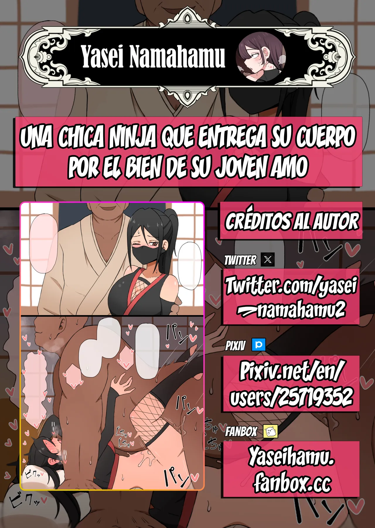 Una chica ninja que entrega su cuerpo por el bien de su joven amo page 2 full
