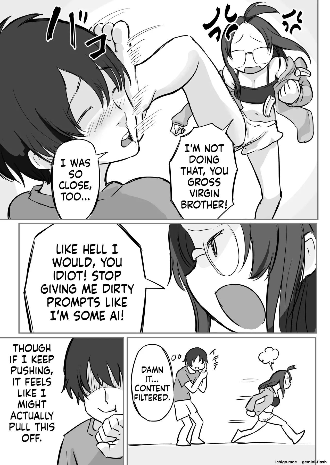 3 Steps to Getting a Blowjob from My Bratty Younger Sister Who Has a Boyfriend | Kareshi Mochi de Namaiki na Imouto ni Fella Shite Morau Tame no 3 Step page 4 full