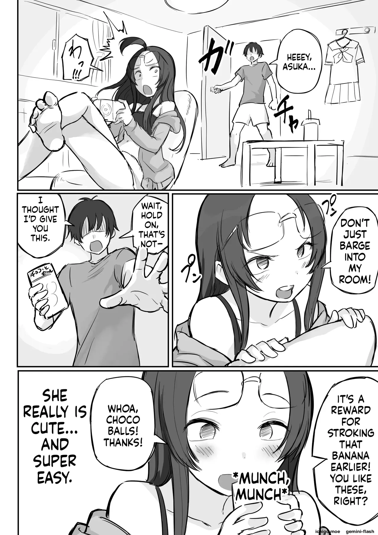 3 Steps to Getting a Blowjob from My Bratty Younger Sister Who Has a Boyfriend | Kareshi Mochi de Namaiki na Imouto ni Fella Shite Morau Tame no 3 Step page 5 full