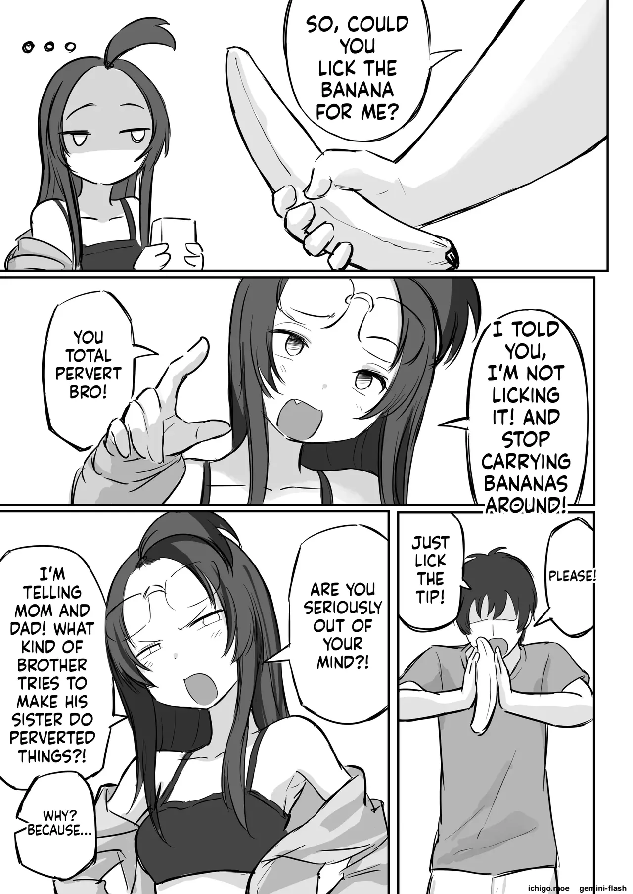 3 Steps to Getting a Blowjob from My Bratty Younger Sister Who Has a Boyfriend | Kareshi Mochi de Namaiki na Imouto ni Fella Shite Morau Tame no 3 Step page 6 full