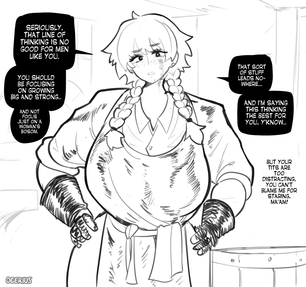 Side Quest In An RPG: Marry The Local NPC Blacksmith page 4 full
