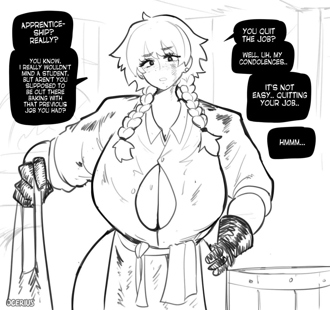 Side Quest In An RPG: Marry The Local NPC Blacksmith page 6 full