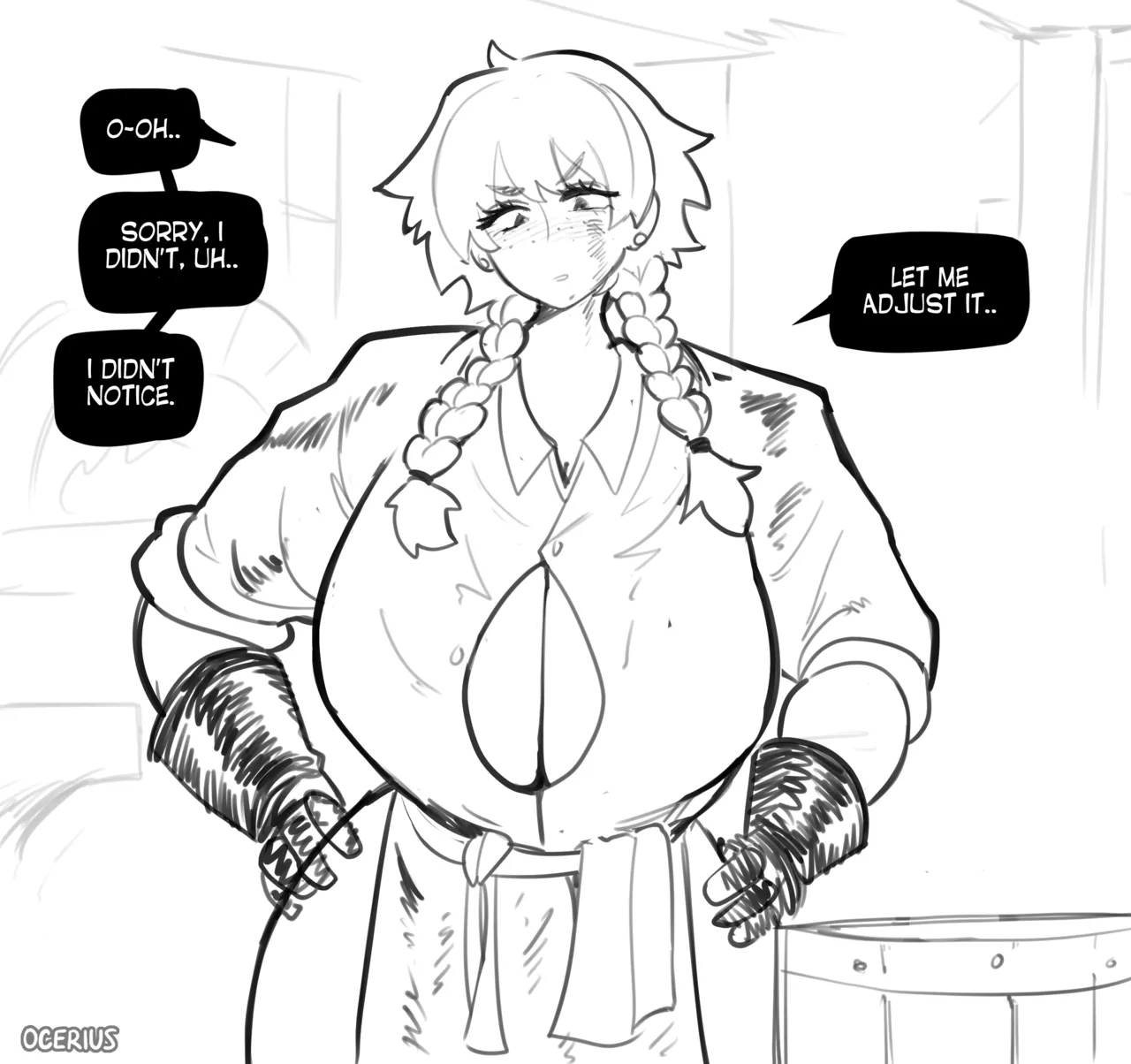 Side Quest In An RPG: Marry The Local NPC Blacksmith page 8 full